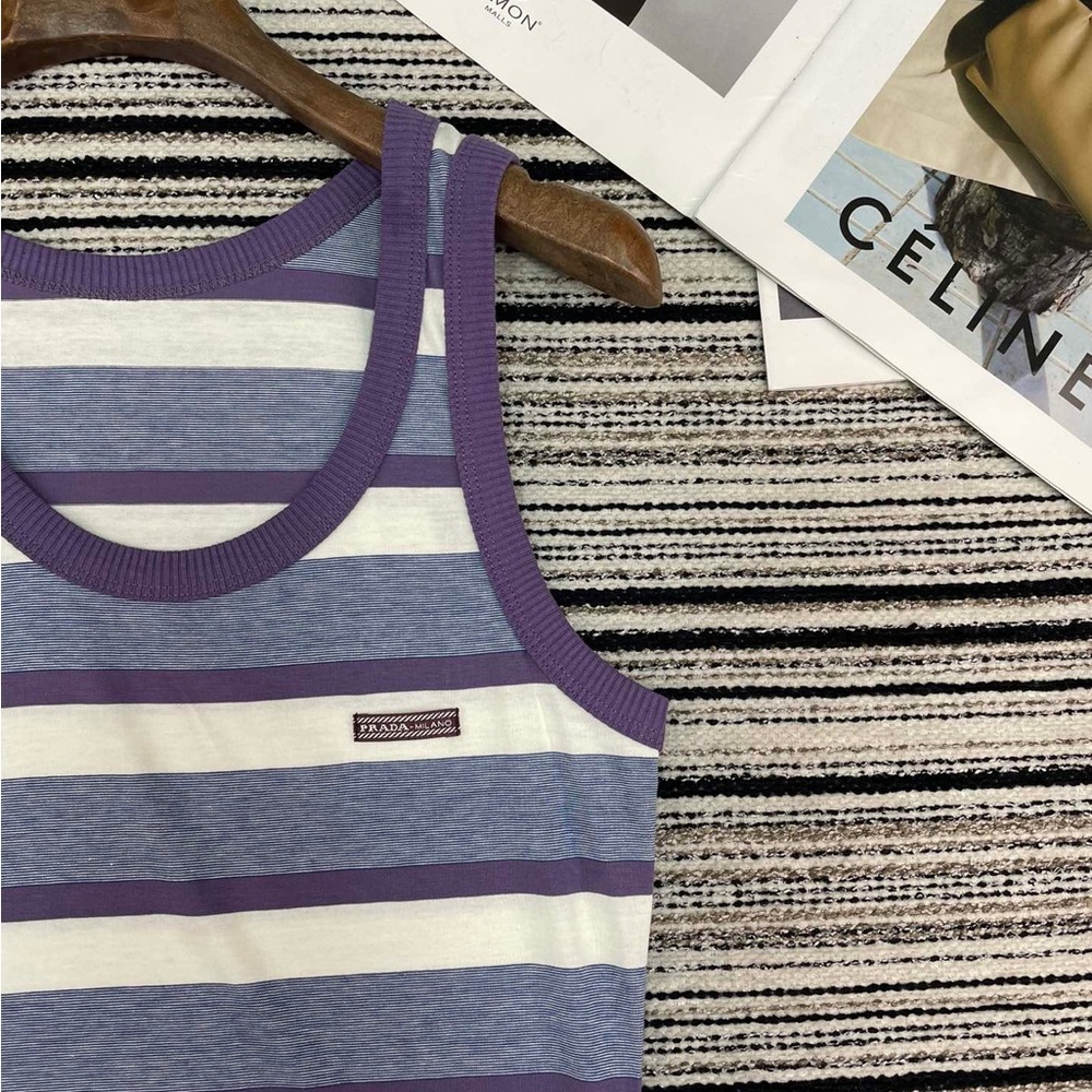 Prada striped knitted vest - Picture 8 of 8